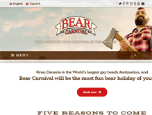 Tablet Screenshot of bearcarnival.com